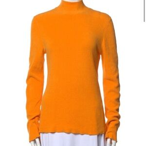 Nanushka Vibrant Orange Turtleneck Sweater